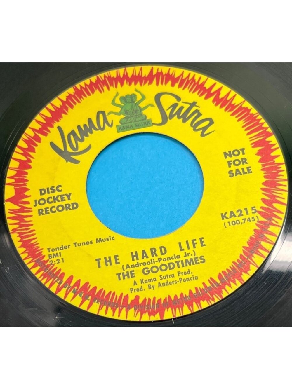 The Goodtimes Hard Life / Thats When the Heartache Begins 45 Vinyl Rock Promo